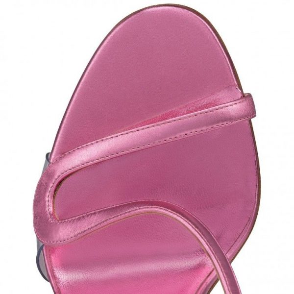 Christian Louboutin Rosalie 100 Mm Sandales en Cuir Iridescent Glam – Image 4