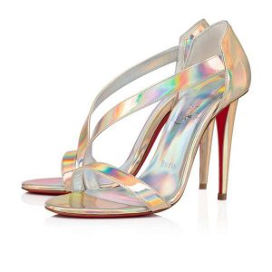 Christian Louboutin Sandal Astridal 100 mm Ab/lin Laser Ab Patent