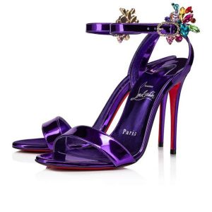 Christian Louboutin Sandal Goldie Joli 100 mm Elektra/lin Elektra Specchio