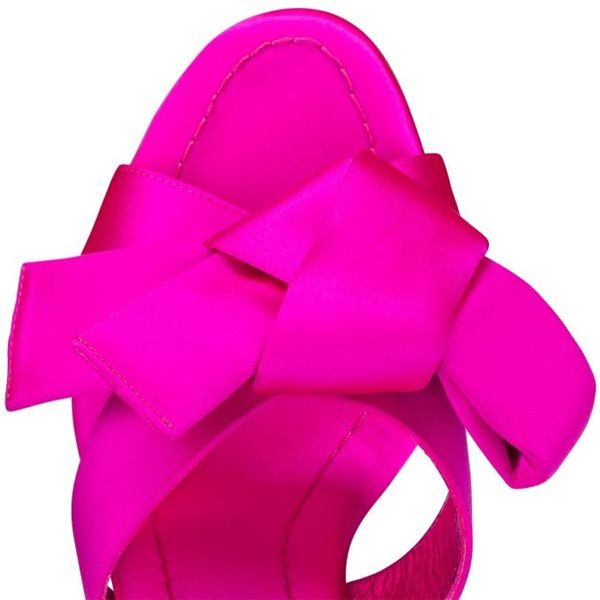 Sandales Christian Louboutin Matricia 100 mm Rose houx/lin Satin rose houx – Image 4