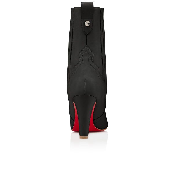 Christian Louboutin Santigag Bottines 85mm Cuir de Veau Noir – Image 3