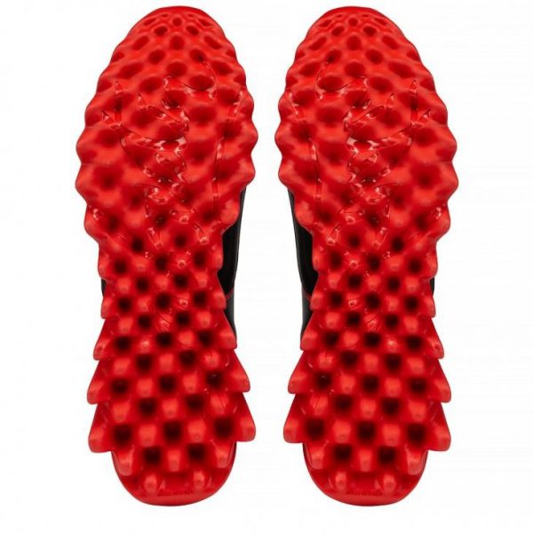 Christian Louboutin Sharkyloub SP Spikes Baskets Femme en Cuir de Veau, Néoprène et Clous Noir – Image 3