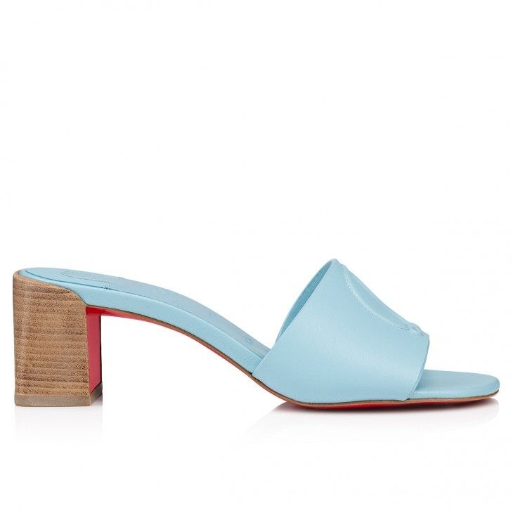 Christian Louboutin So CL Mule 55 mm Mules Sandales Cuir Nappa Minéral – Image 2