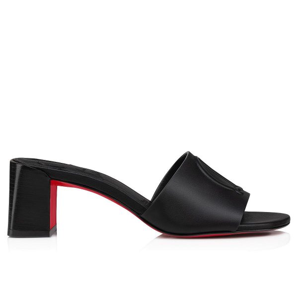 Christian Louboutin So CL Mule 55mm Cuir de veau Noir – Image 2
