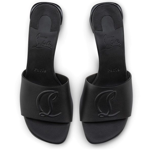 Christian Louboutin So CL Mule 55mm Cuir de veau Noir – Image 3