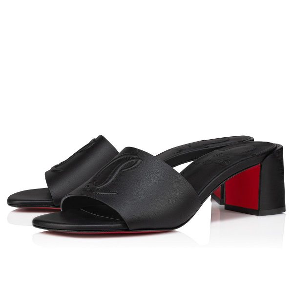 Christian Louboutin So CL Mule 55mm Cuir de veau Noir