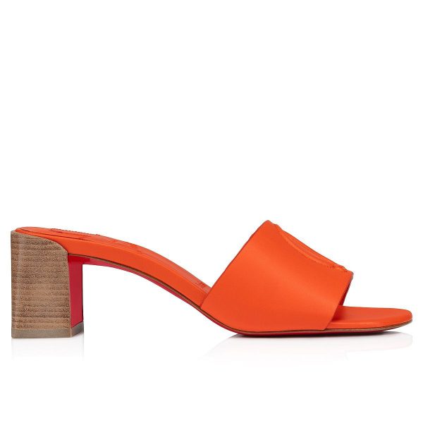 Christian Louboutin So CL Mule 55 mm Cuir Nappa Orange – Image 2