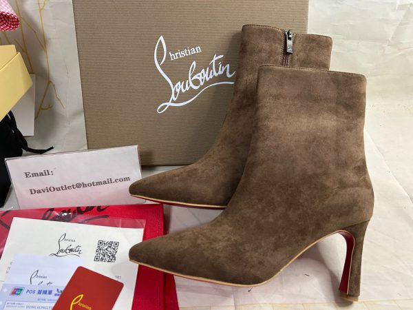 Christian Louboutin So Eleonor 85mm Bottines en Daim – Image 4
