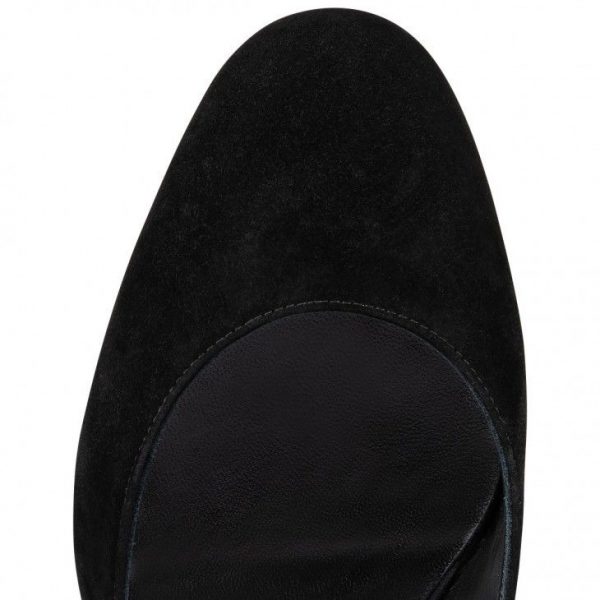 Christian Louboutin So Jane Sling escarpins 55 mm en veau velours noir – Image 4