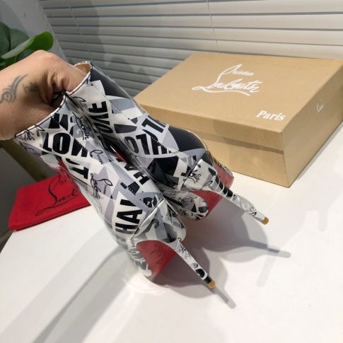 Christian Louboutin So Kate Booty Bottines 100mm Vernis Multicolore – Image 2