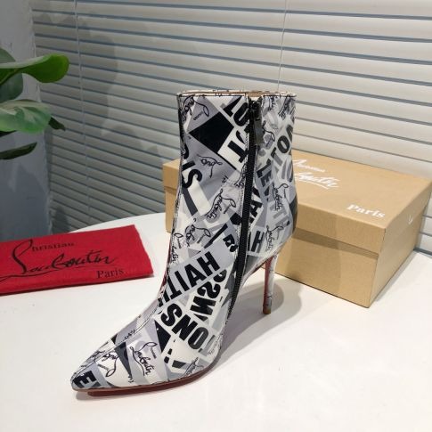 Christian Louboutin So Kate Booty Bottines 100mm Vernis Multicolore – Image 3