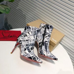 Christian Louboutin So Kate Booty Bottines 100mm Vernis Multicolore