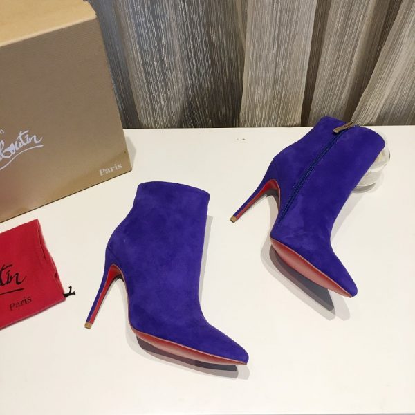 Christian Louboutin So Kate Booty Bottines 100mm Daim Élektra – Image 3