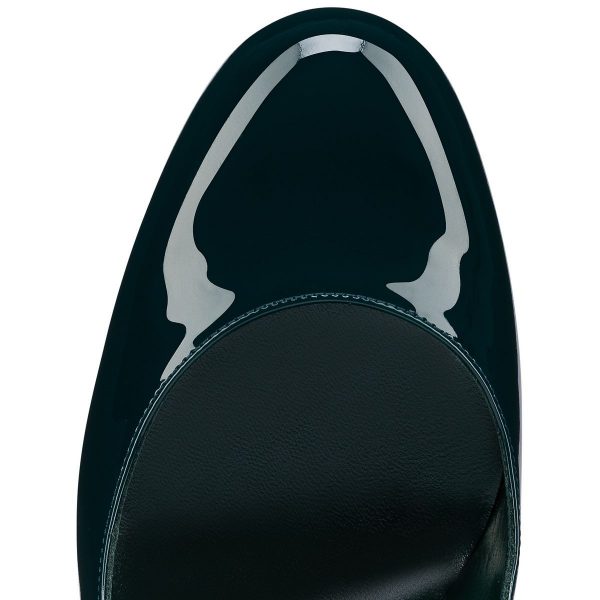 Christian Louboutin So Sab Escarpins 85mm Cuir Verni Noir – Image 4