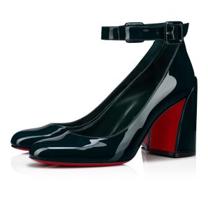 Christian Louboutin So Sab Escarpins 85mm Cuir Verni Noir