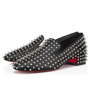 Christian Louboutin Mocassins Spikeasy 30 mm Femme en cuir nappa noir