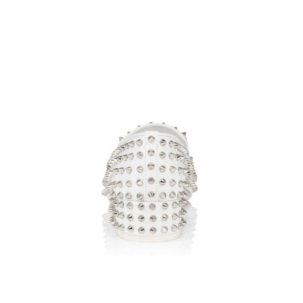 Christian Louboutin Mocassins Spikeasy 30 mm Femme en cuir nappa blanc – Image 2