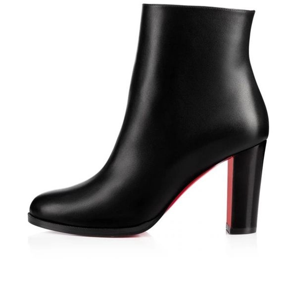 Christian Louboutin Spikita Booty Adox 85 mm Noir/noir Lucido Cuir – Image 3