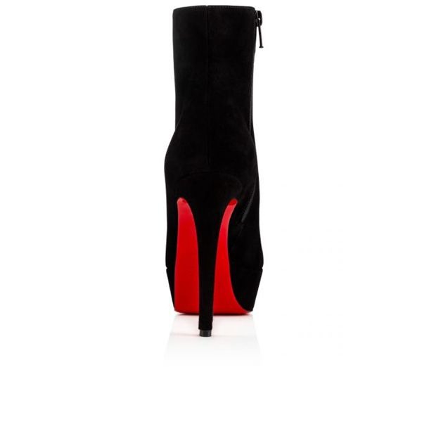 Christian Louboutin Spikita Booty Bianca bottines 120 mm en daim noir – Image 2
