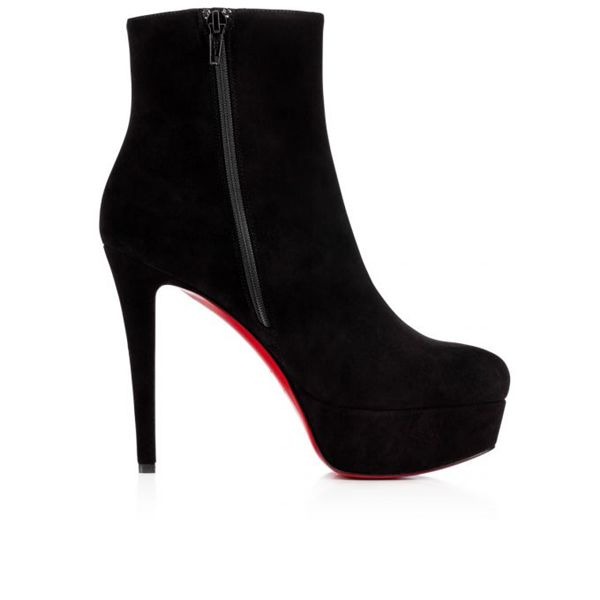 Christian Louboutin Spikita Booty Bianca bottines 120 mm en daim noir – Image 3