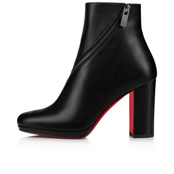 Christian Louboutin Spikita Booty Birgitta 100 mm Cuir de Veau Noir – Image 3