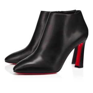 Christian Louboutin Spikita Booty Eleonor 85 mm Cuir de Veau Noir