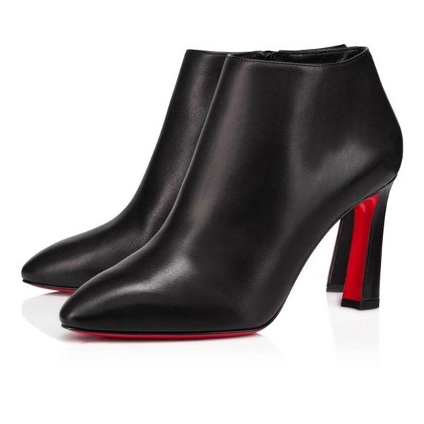 Christian Louboutin Spikita Booty Eleonor bottines 85 mm en cuir noir
