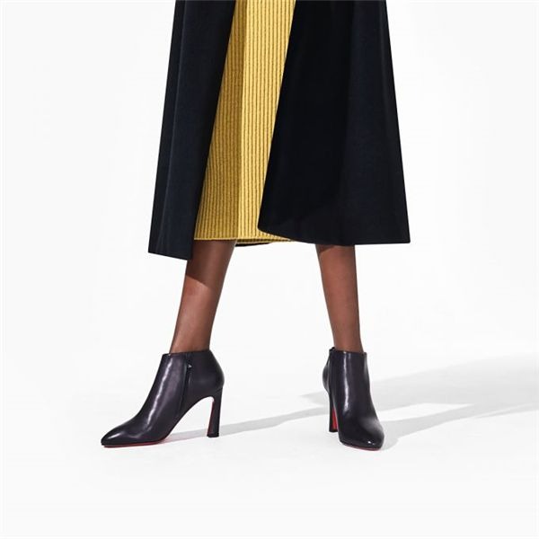 Christian Louboutin Spikita Booty Eleonor bottines 85 mm en cuir noir – Image 4
