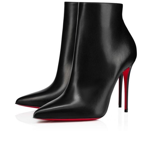 Christian Louboutin Spikita Booty So Kate bottines 100 mm en cuir noir
