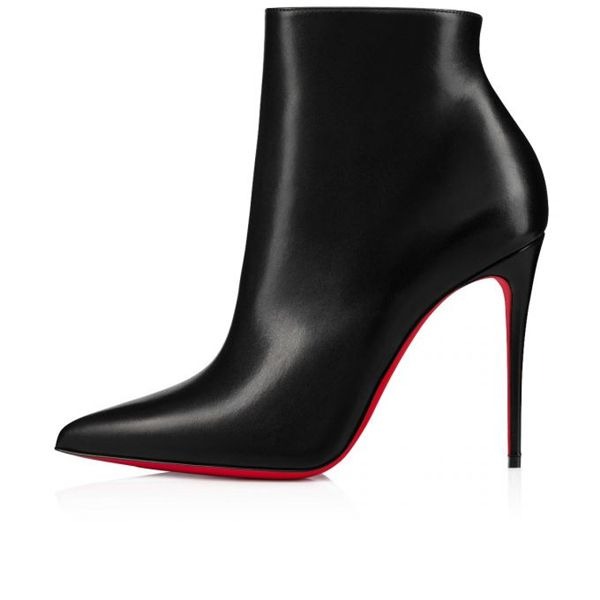 Christian Louboutin Spikita Booty So Kate bottines 100 mm en cuir noir – Image 4