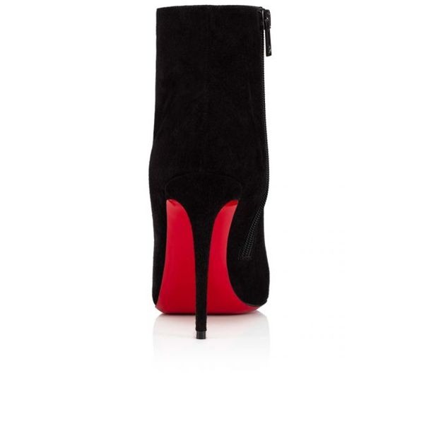 Christian Louboutin Spikita Booty So Kate 100 mm Noir Veau Velours Chaussures – Image 2