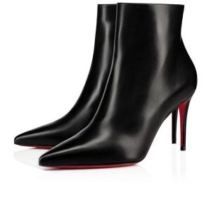 Christian Louboutin Spikita Booty So Kate 85 mm Chaussures en Cuir Noir