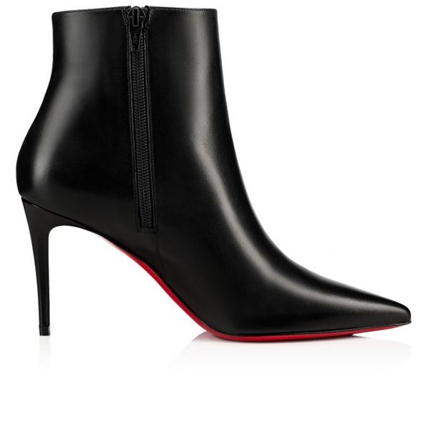 Christian Louboutin Spikita Booty So Kate 85 mm Noir Cuir Chaussures – Image 3