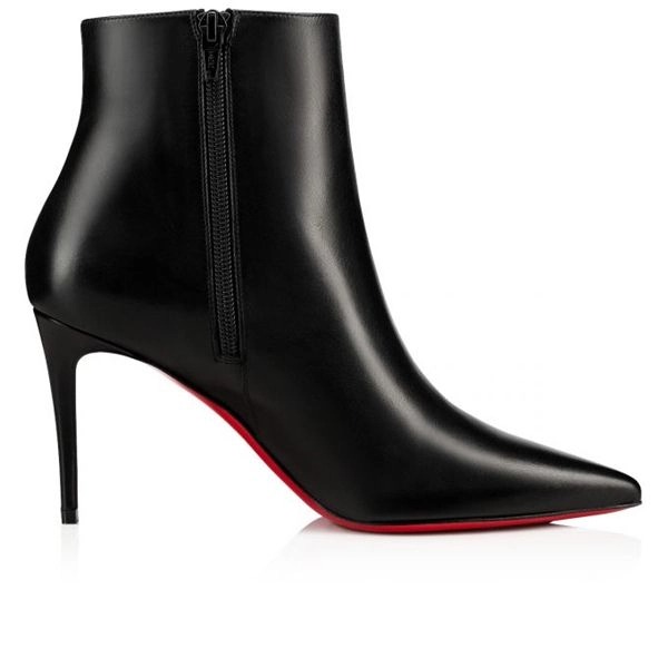 Christian Louboutin Spikita Booty So Kate 85 mm Chaussures en Cuir Noir – Image 2