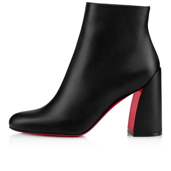 Christian Louboutin Spikita Booty Turela bottines 85 mm en cuir noir – Image 4