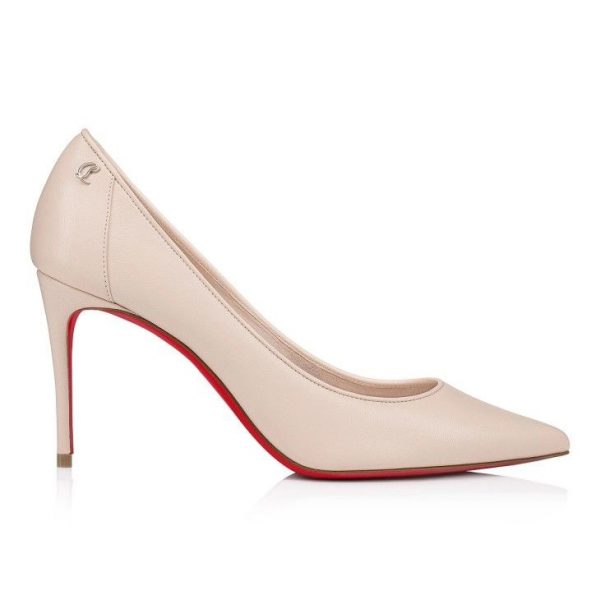 Christian Louboutin Sporty Kate 85 mm Escarpins Cuir Nappa Leche – Image 2