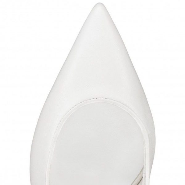 Christian Louboutin Sporty Kate Sling escarpins slingback 55 mm en cuir nappa blanc – Image 4