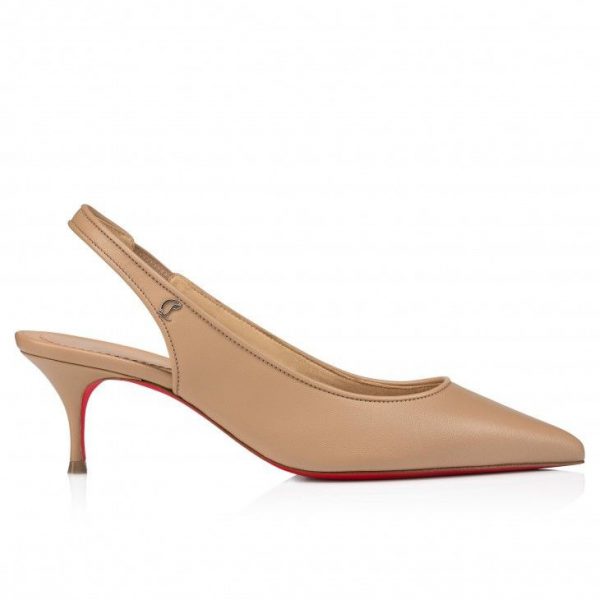 Christian Louboutin Sporty Kate Sling escarpins slingback 55 mm en cuir nappa blush – Image 2