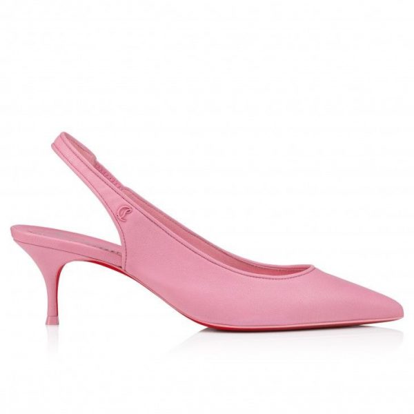 Christian Louboutin Sporty Kate Sling escarpins slingback 55 mm en cuir nappa calipso – Image 2