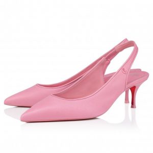 Christian Louboutin Sporty Kate Sling escarpins slingback 55 mm en cuir nappa calipso