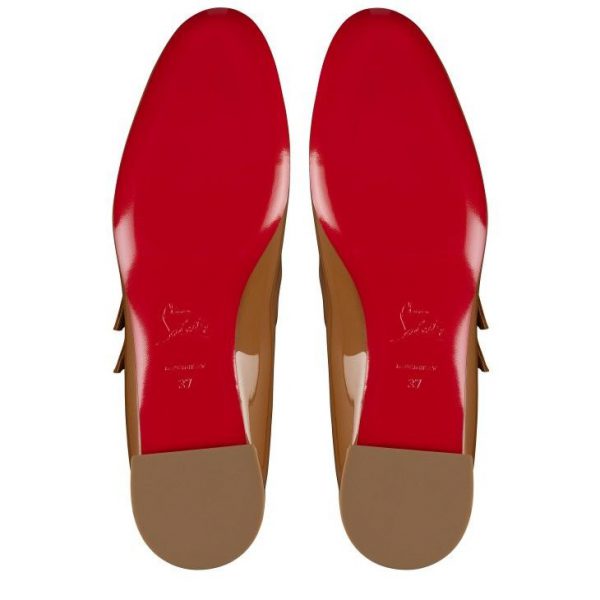 Christian Louboutin Ballerines Sweet Jane en cuir verni nude 4 – Image 5