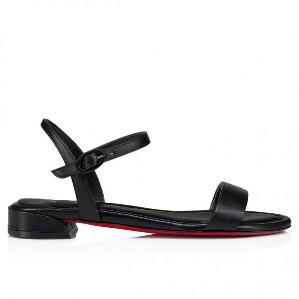Sandales Christian Louboutin Sweet Jane, cuir nappa noir – Image 2