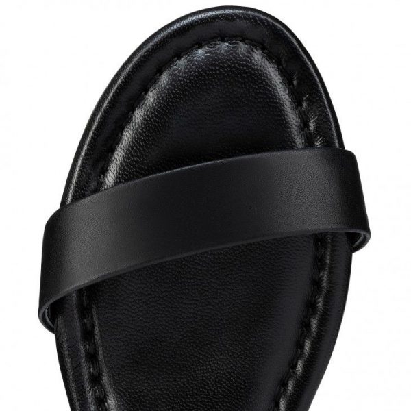 Sandales Christian Louboutin Sweet Jane, cuir nappa noir – Image 4