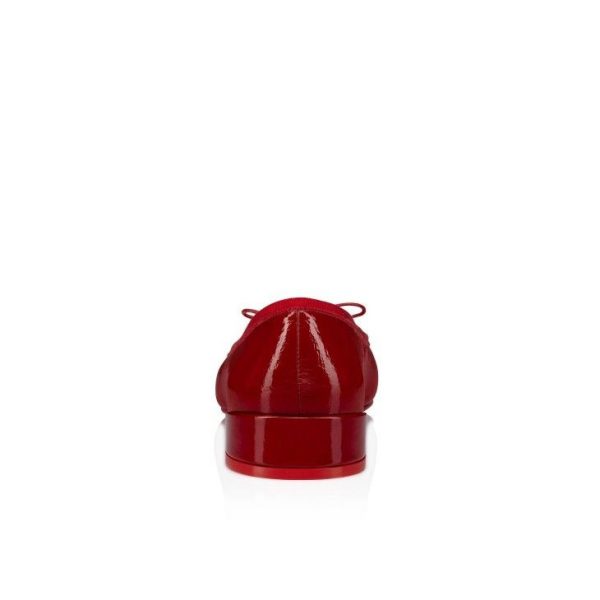 Christian Louboutin Sweetie Jane Ballerines en Cuir Verni Vog Loubi – Image 3