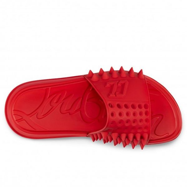 Christian Louboutin Take It Easy Mules Femme Caoutchouc Loubi – Image 3
