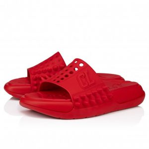 Christian Louboutin Take It Easy Mules Femme Caoutchouc Loubi