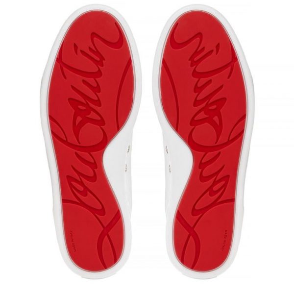 Christian Louboutin Baskets Toy Toy Cuir Blanc – Image 5