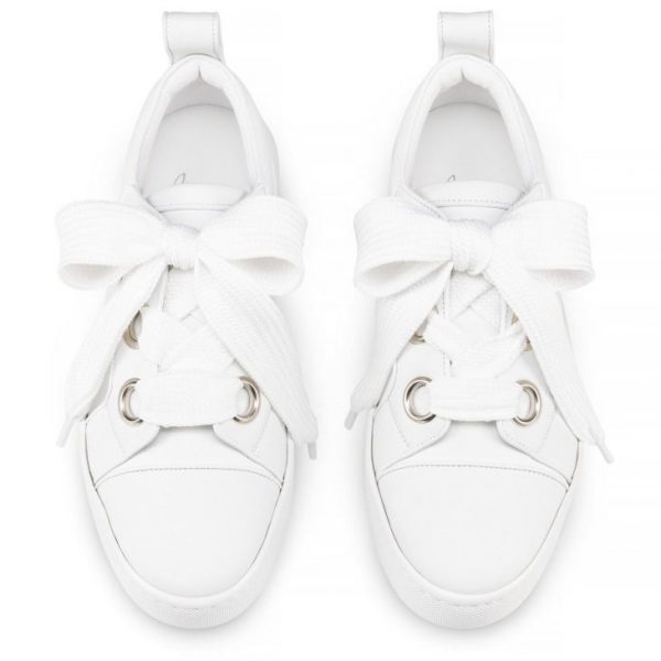 Christian Louboutin Baskets Toy Toy Cuir Blanc – Image 3