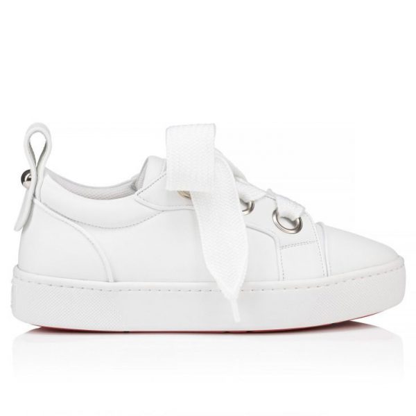 Christian Louboutin Baskets Toy Toy Cuir Blanc – Image 4