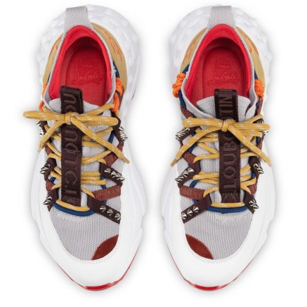 Christian Louboutin Baskets Running Trailnrun Cuir de veau, suédé et tissu Oie – Image 3